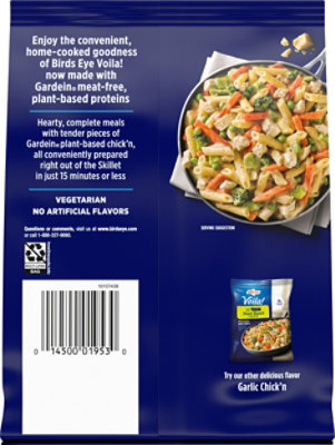 Birds Eye Voila Plant Based Gardein Chickn Alfredo Vegetarian Frozen - 21 Oz - Image 6