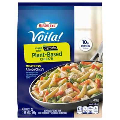 Birds Eye Voila Plant Based Gardein Chickn Alfredo Vegetarian Frozen - 21 Oz