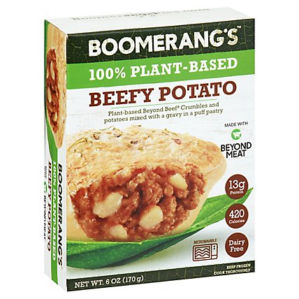 Boomerangs Beef Potato Plant Based - 6 Oz - Image 1