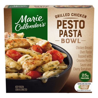 Marie Callender's Grilled Chicken Pesto Cavatelli Bowl Frozen Pasta Meal - 11 Oz