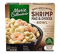 Marie Callender's White Wine And Butter Shrimp Mac & Cheese Bowl Frozen Pasta Meals - 10.5 Oz