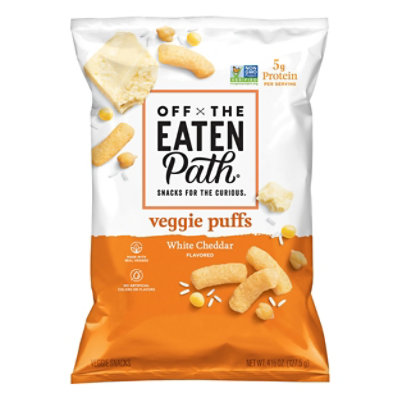 Off The Eaten Path Veggie Crisps White Cheddar - 4.5 Oz