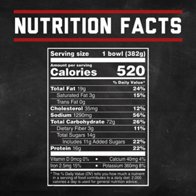 Banquet Mega Bowls Kung Pao Chicken With Rice Frozen Meal - 13.5 Oz - Image 4