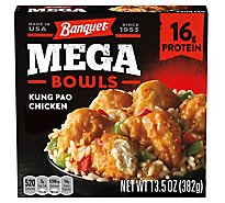 Banquet Mega Bowls Kung Pao Chicken With Rice Frozen Meal - 13.5 Oz