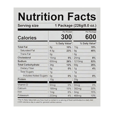 Mikeys Pocket Buffalo Chicken - 8 Oz - Image 4