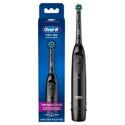 Oral-B Pro-Health Clinical Superior Clean Battery Powered Toothbrush Black - Each
