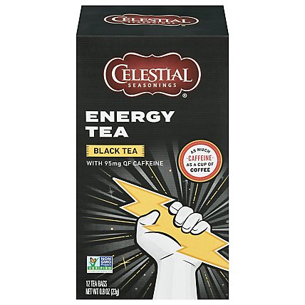 Celestial Ssngs Tea Energy Blk Caffck - 12 Bag - Image 3