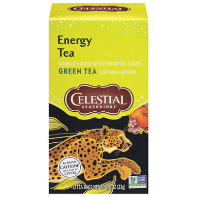 Celestial Ssngs Tea Energy Grn Caffen - 12 Bag