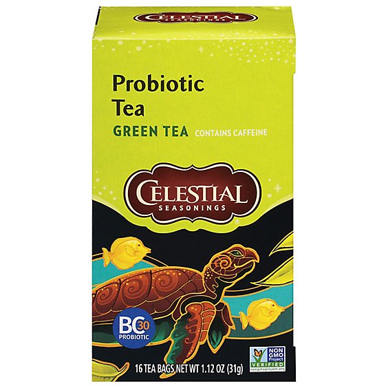 Celestial Ssngs Green Probiotictc Tea - 18 Bag