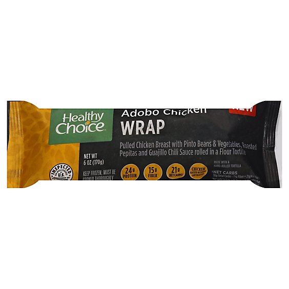Healthy Choice Adobo Chicken Wrap Frozen Meal - 6 Oz
