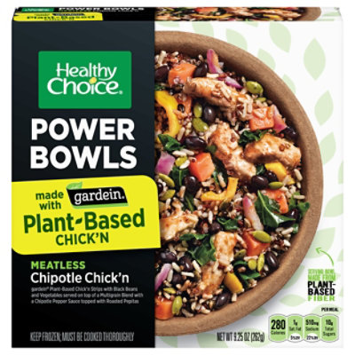 Healthy Choice Power Bowls Chipotle Chicken Frozen Meal - 9.25 Oz