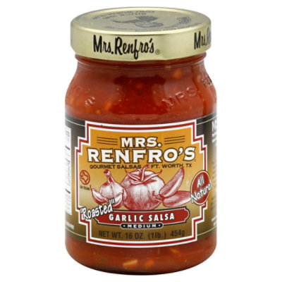 Mrs Renfros Salsa Roasted - 16 Oz - Image 1