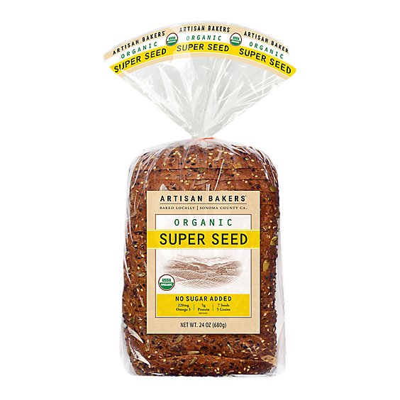 Organic Nsa Super Seed Bread - 24 Oz
