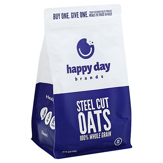Happy Day Brands Oats Steel Cut - 30 Oz