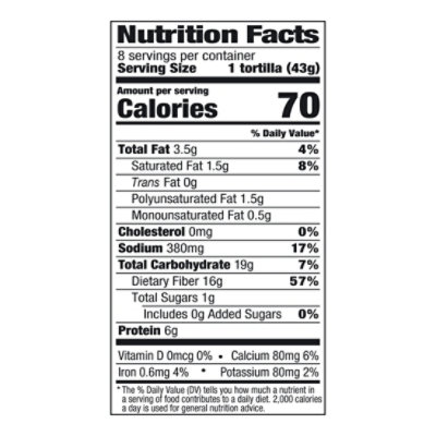 Mission Carb Balance Sundried Tomato Basil Tortilla Wraps - 8 Count - Image 3