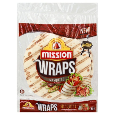 Mission Mesquite Flavored Grilled Wraps - 6 Count - Image 3