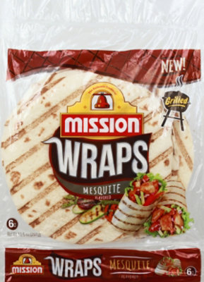 Mission Mesquite Flavored Grilled Wraps - 6 Count - Image 2