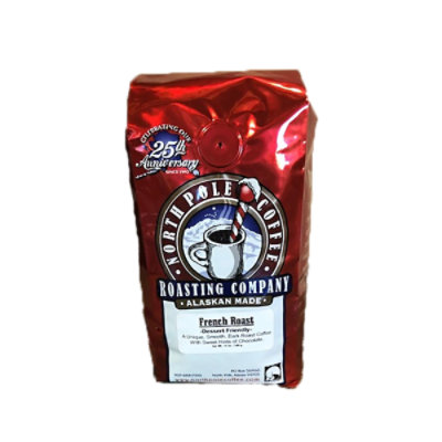 North Pole French Roast Whole Bean Coffee - 12 Oz - Image 1