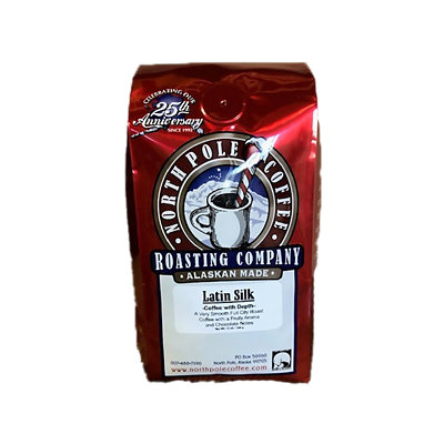 North Pole Latin Silk Medium Roast Whole Bean Coffee - 12 Oz - Image 1