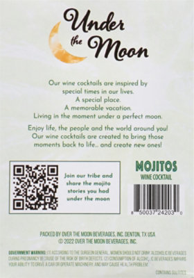 Under the Moon Mojito Wine Cocktail - 4-12 Oz - Image 4