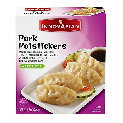 InnovAsian Pork Potsticker with Ponzu Sauce - 8.7 Oz - Image 3