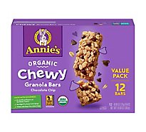 Annies Organic Chocolate Chip Chewy Granola Bars 12 Count - 10.6 Oz