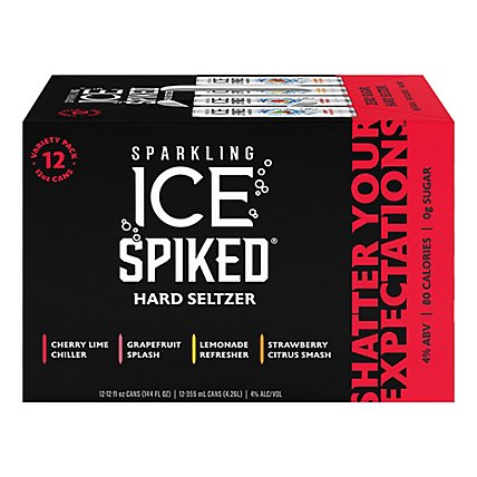 Sparkling Ice Spiked Variety Pack - 12-12 Fl. Oz.