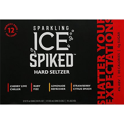 Sparkling Ice Spiked Variety Pack - 12-12 Fl. Oz.