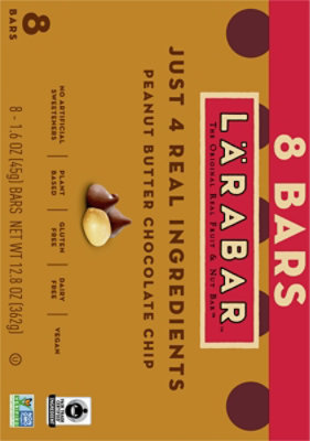 Larabar Chocolate Chip Peanut Butter - 8-1.6 Oz - Image 6