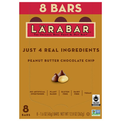 Larabar Chocolate Chip Peanut Butter - 8-1.6 Oz - Image 1