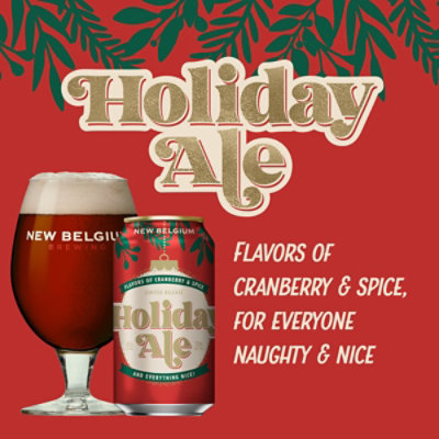 New Belgium Brewing Holiday Ale Beer Cans - 6-12 Oz (flavors may vary) - Image 4