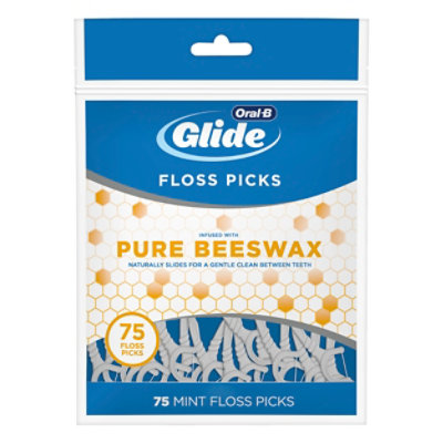 Oral-B Glide Pro Health Deep Clean Floss Picks Clean Mint - 75 Count