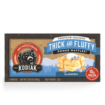 Kodiak Thick & Fluffy Blueberry Waffles Box - 14.82 Oz - Image 3