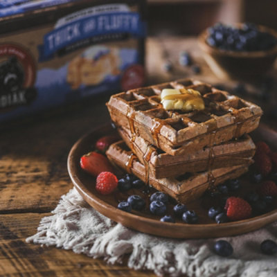 Kodiak Thick & Fluffy Blueberry Waffles Box - 14.82 Oz - Image 2