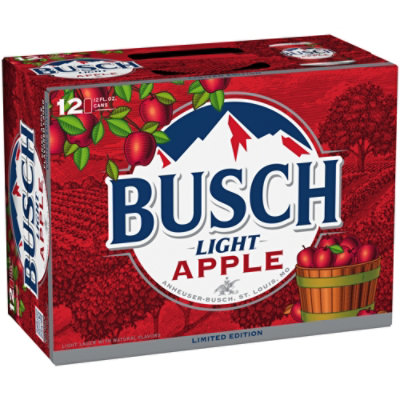 Busch Light Apple Beer Cans - 12-12 Fl. Oz. - Image 2