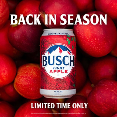 Busch Light Apple Beer Cans - 12-12 Fl. Oz. - Image 3