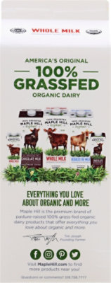 Maple Hill Whole Milk Grassfed Organic - 64 Oz - Image 6