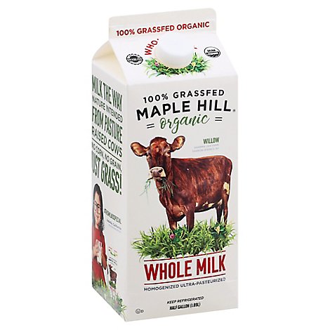 Maple Hill Whole Milk Grassfed Organic - 64 Oz