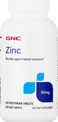Gnc Zinc 50 - 250 Count - Image 2