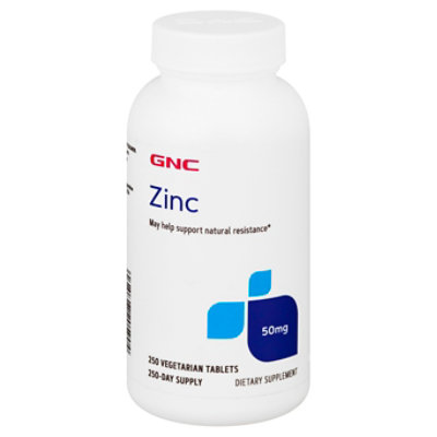 Gnc Zinc 50 - 250 Count - Image 1