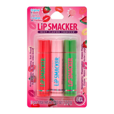 Lip Smacker Original & Best Trio Pack Lip Balm - 0.42 Oz - Image 1