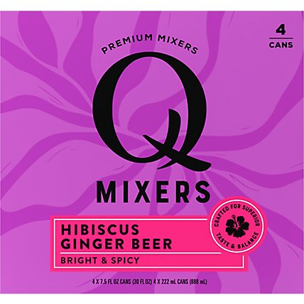 Q Tonic Beer Hibiscus Ginger - 4-7.5Fl. Oz. - Image 6