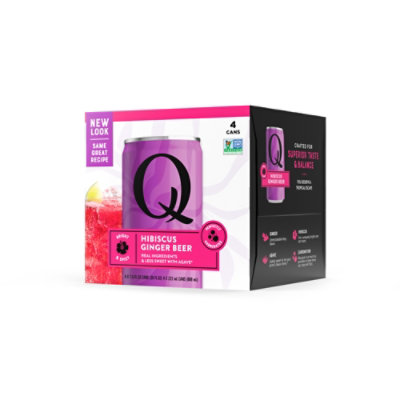 Q Tonic Beer Hibiscus Ginger - 4-7.5Fl. Oz. - Image 1