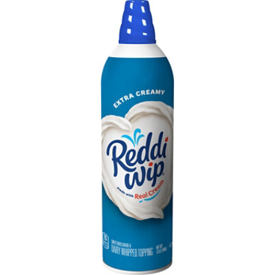 Reddi Wip Extra Creamy Whipped Topping Made With Real Cream Spray Can - 13 Oz - Image 2