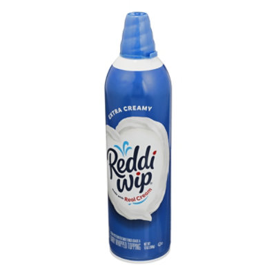 Reddi Wip Extra Creamy Whipped Topping Made With Real Cream Spray Can - 13 Oz - Image 3