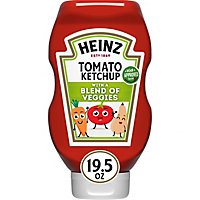 Heinz Tomato Ketchup with a Blend of Veggies Bottle - 19.5 Oz - Image 1