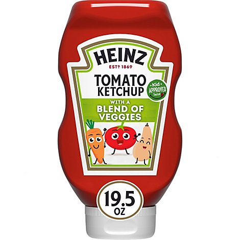 Heinz Veggie Ketchup - 19.5 Oz