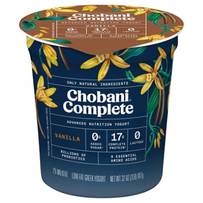 Chobani Complete Vanilla - 24 Oz