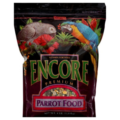 Encore on sale parrot food