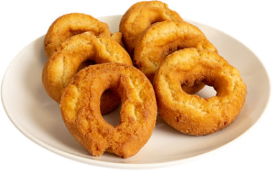 Old Fashioned Plain Donuts - 6 Count - Image 1
